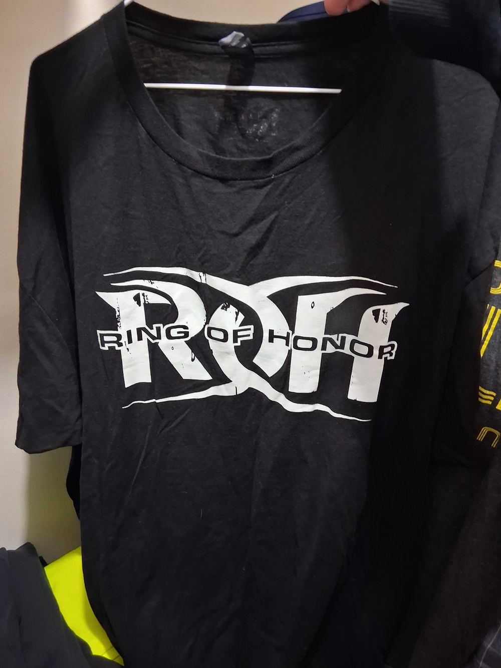 Ring of Honor (ROH) Black Graphic Tee And AEW Is Jericho T-Shirt